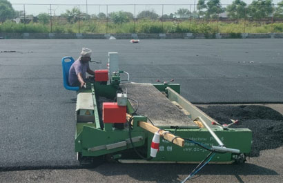 Shockpad / elastic layer installation