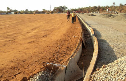 Drainage install & edge details