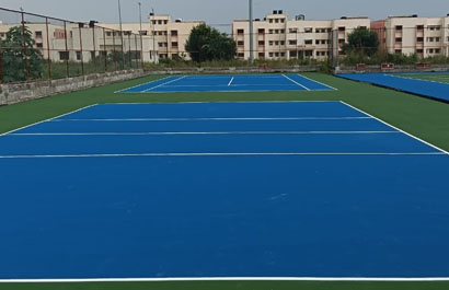 Line marking & curing for competition