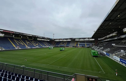 Ready to play field in place for training/matches