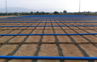 Installation of modern sub-surface drainage