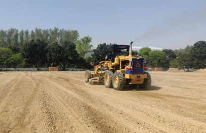 Base course installation - GSB