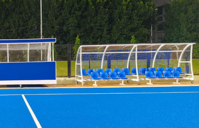 Installation of dugouts, goalposts etc.